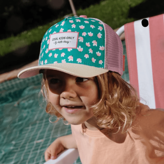 Casquette trucker visière courbée Hello Hossy Garden Joy