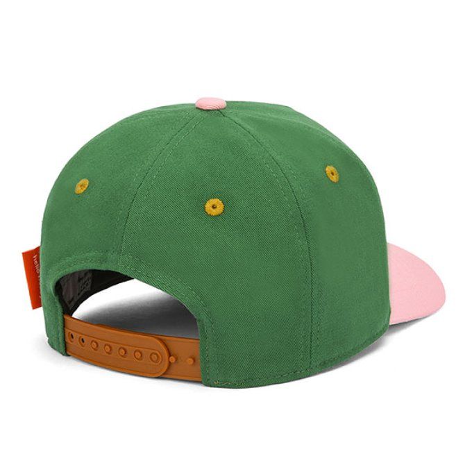 Casquette enfant visière courbée Hello Hossy Mini Green