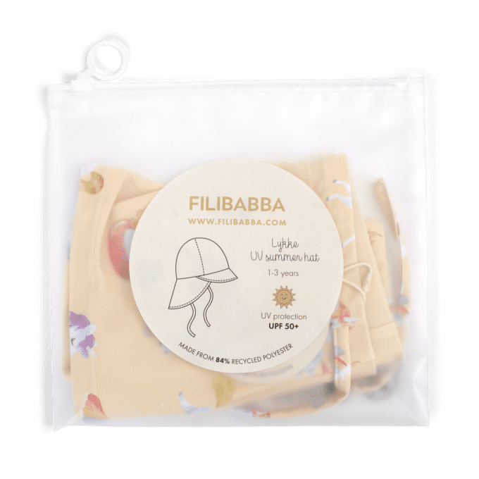 Chapeau anti UV bébé Lykke Filibabba Unicorn Shores
