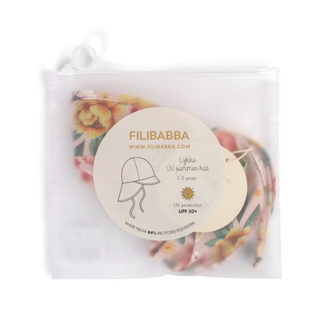 Chapeau anti UV enfant Lykke Filibabba Ocean Blossom