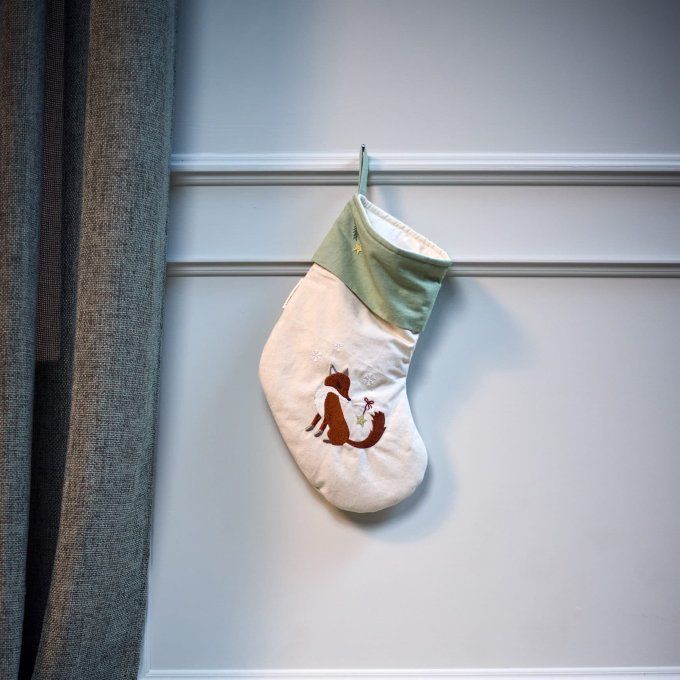 Chaussette de Noël Filibabba Wonderful Winter renard