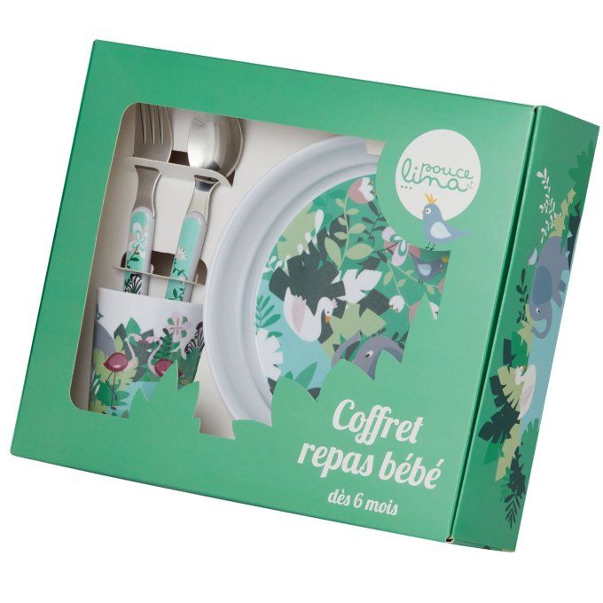 Coffret repas jungle Pouce et Lina