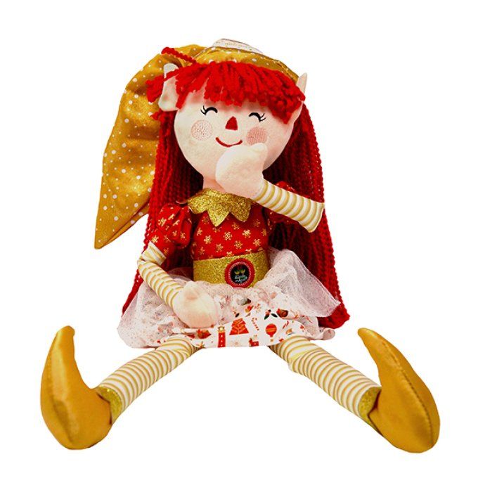 Mon lutin magique poupée peluche noel Colorita