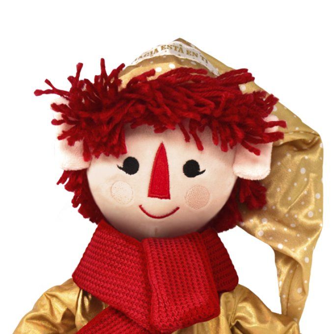 Mon lutin magique poupée peluche noel Colorito