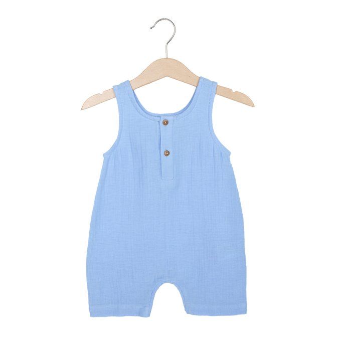 Combinaison été gaze bébé garçon Colin L.P.C. azur