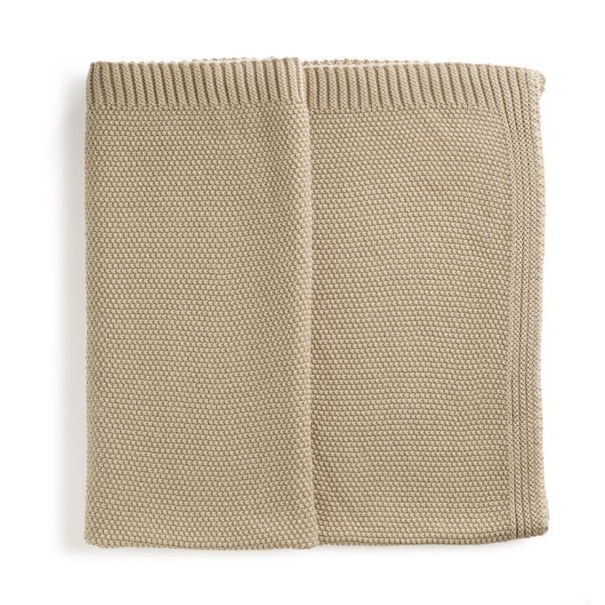 Ma première couverture tricot Gloop beige