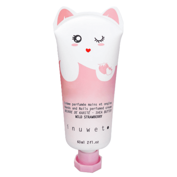 Crème mains parfumée Inuwet rose fraises des bois