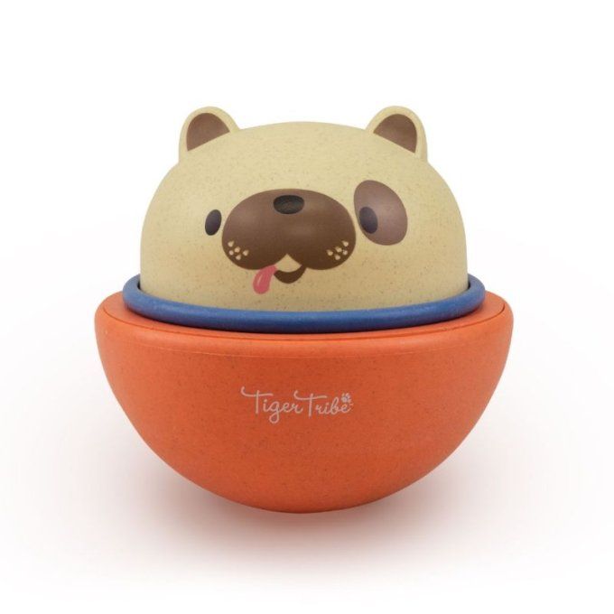 Jouet culbuto 2 en 1 Rocking Rollers Chien Tiger Tribe