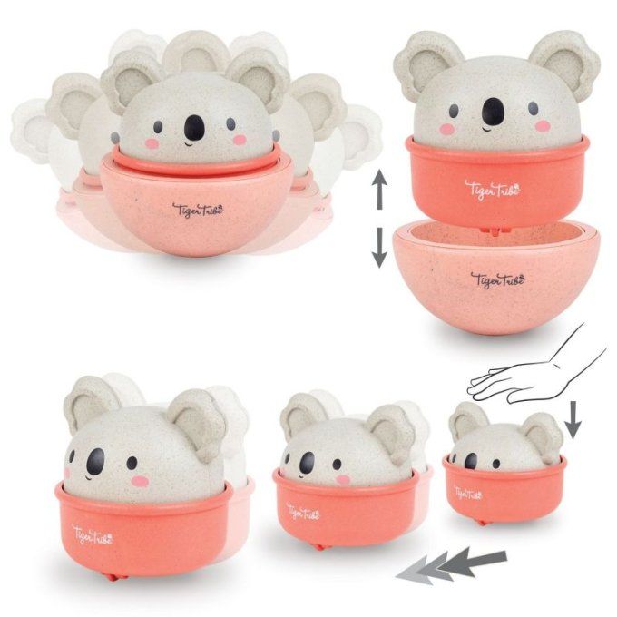 Jouet culbuto 2 en 1 Rocking Rollers Koala Tiger Tribe