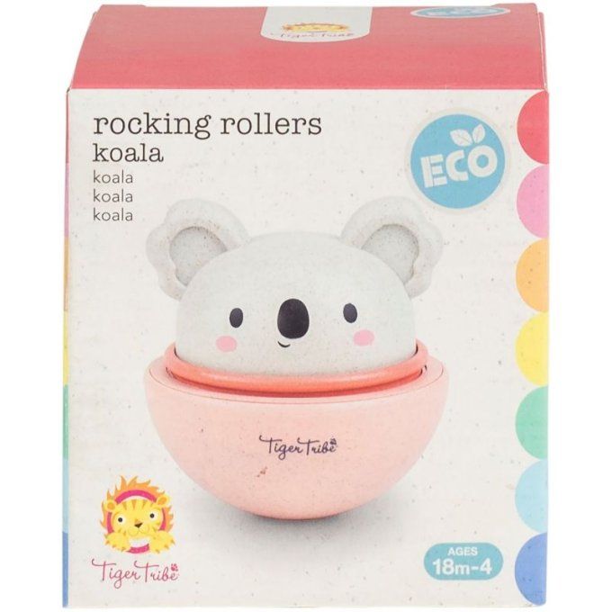 Jouet culbuto 2 en 1 Rocking Rollers Koala Tiger Tribe