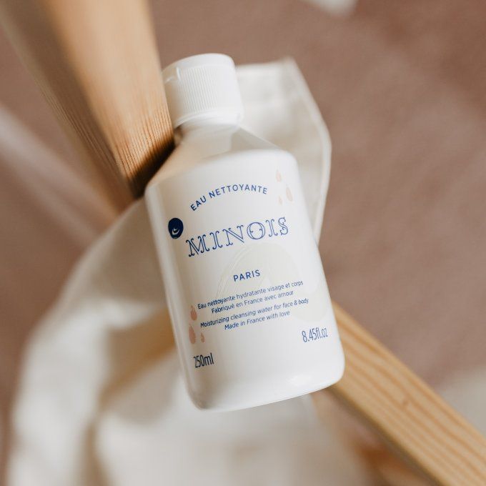 Eau nettoyante hydratante bébé et enfant Minois Paris