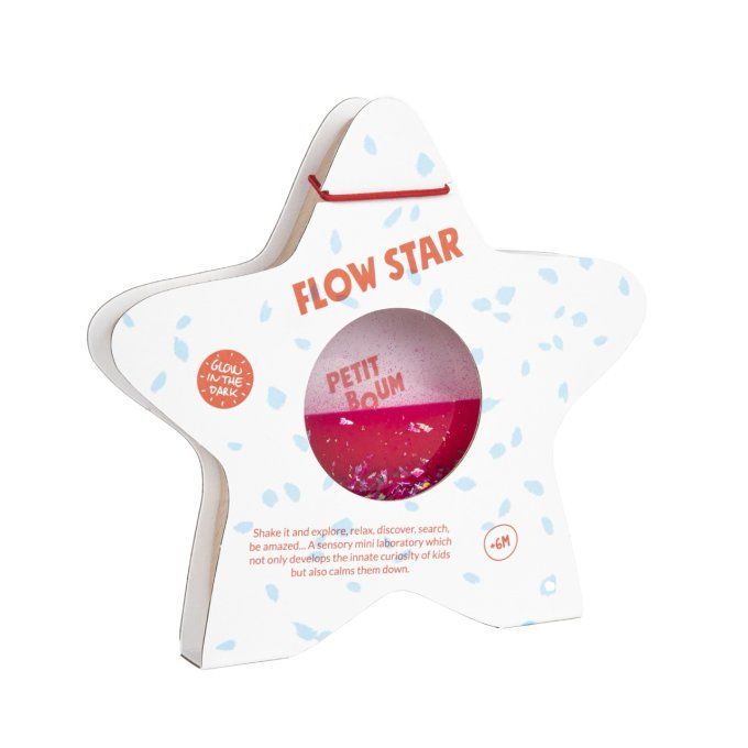 Etoile sensorielle Flow Star Nebula Petit Boum rose