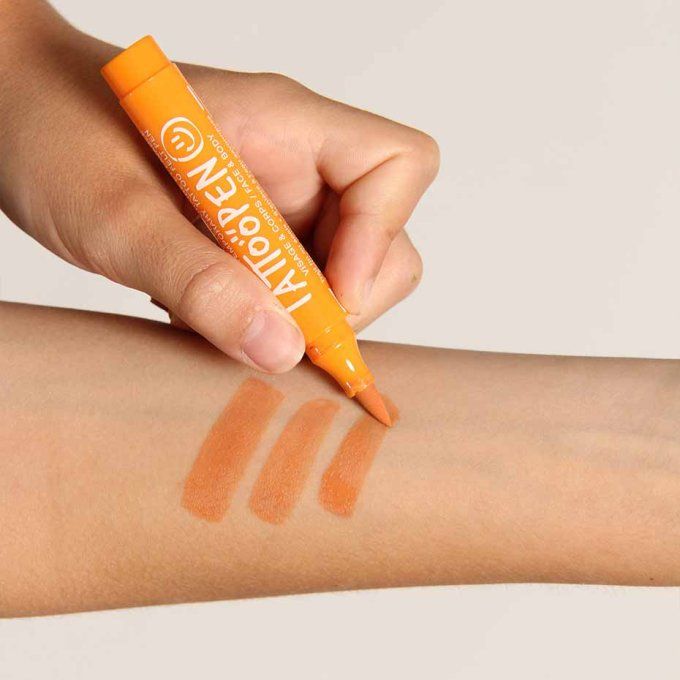 Tattoopen feutre tatouage temporaire Nailmatic  orange