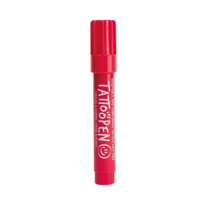 Tattoopen feutre tatouage temporaire Nailmatic rouge