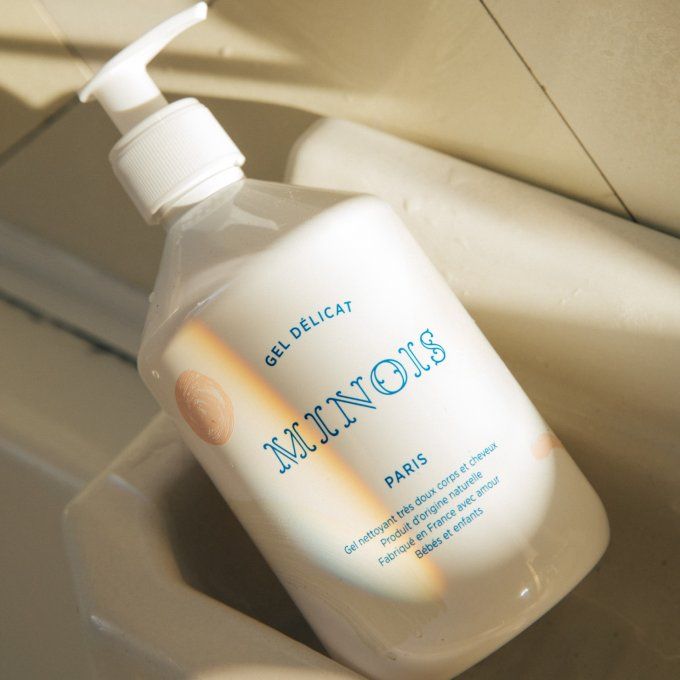 Gel Délicat Minois lavant naturel bébé corps et cheveux