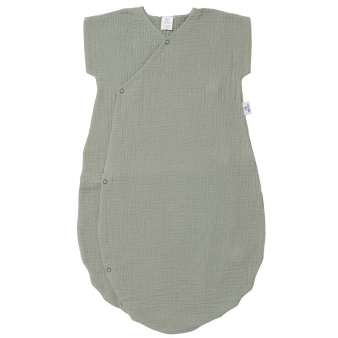 Gigoteuse kimono été légère gaze de coton BB&CO vert