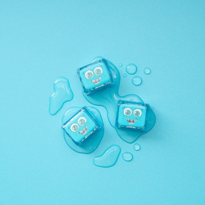 Glo Pals Blair - jouet cubes de bain lumineux bleus