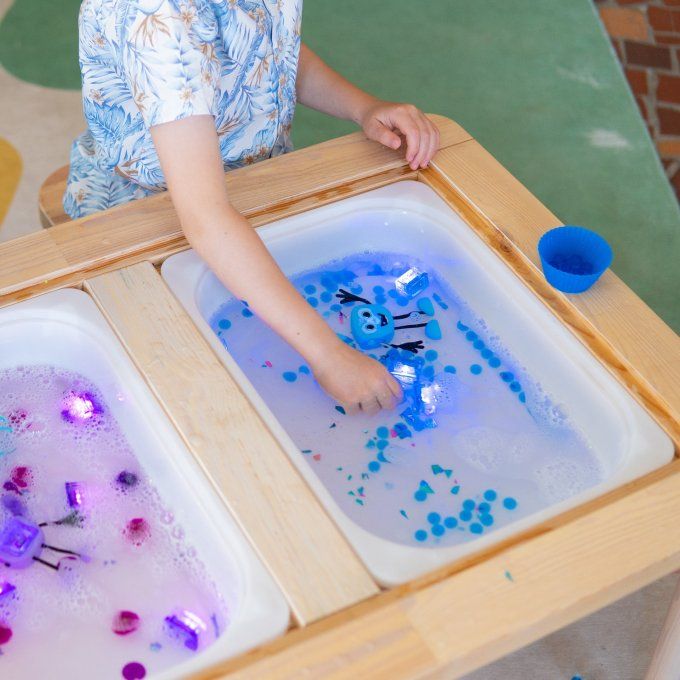 Glo Pals Blair - jouet cubes de bain lumineux bleus