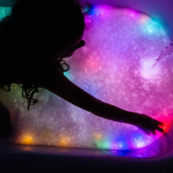 Glo Pals Party Pal - jouet cubes de bain lumineux multi