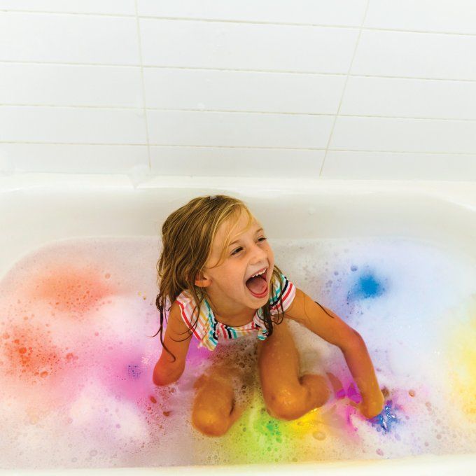 Glo Pals Blair - jouet cubes de bain lumineux bleus