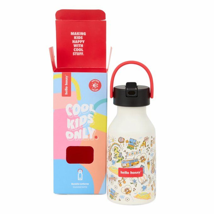 Gourde isotherme 350 ml enfant Hello Hossy SF