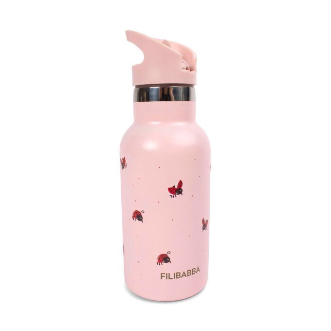 Gourde en acier inoxydable 350 ml Filibabba Lucky rose