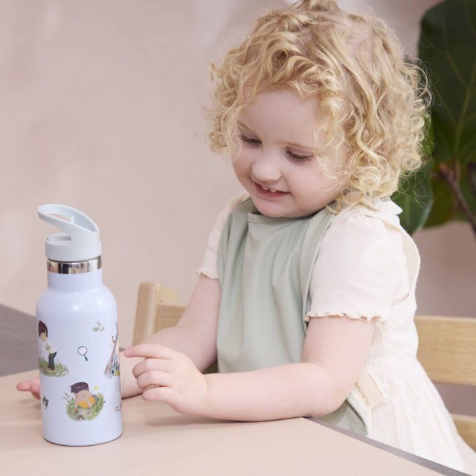 Gourde en acier inoxydable 350 ml Filibabba Tiny bleu