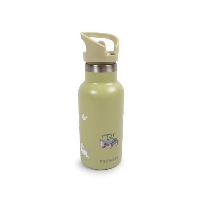 Gourde en acier inoxydable 350 ml Filibabba à la ferme