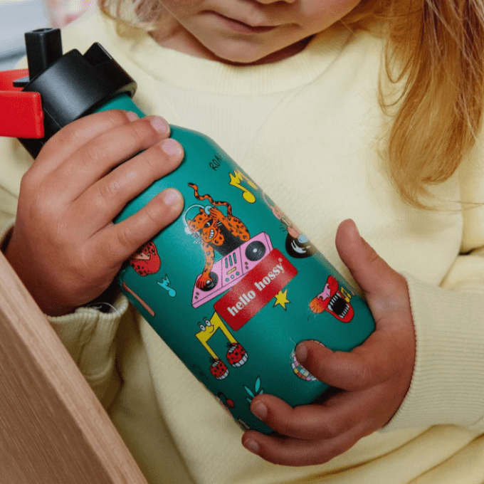 Gourde isotherme 350 ml enfant Hello Hossy disco Léo