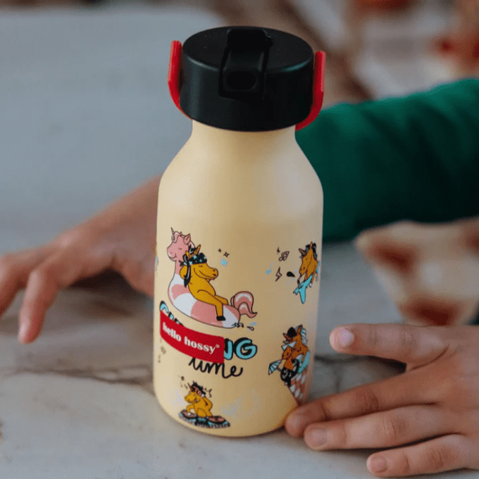 Gourde isotherme 350 ml enfant Hello Hossy unicorn