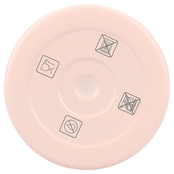 Gourde pour enfant 350 ml Kidzroom Coeur rose