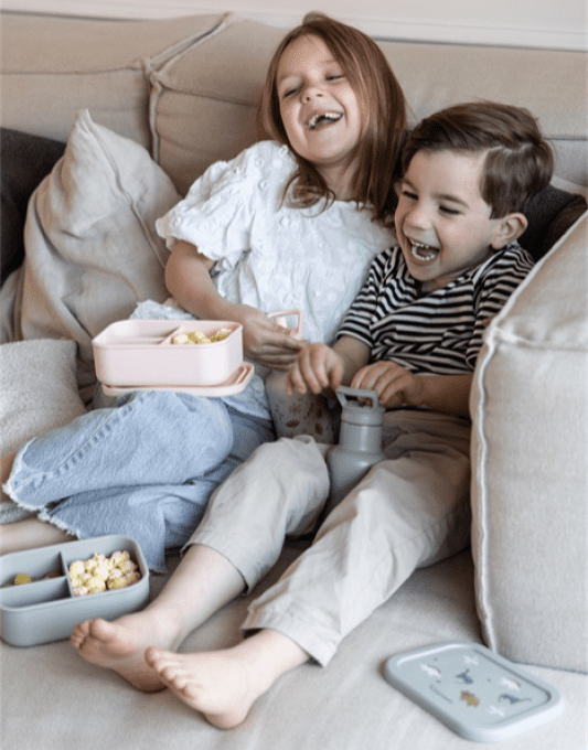 Lunch box compartiments silicone Kidzroom Dino vert