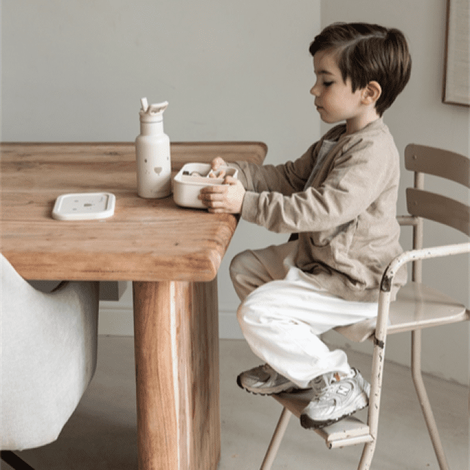 Lunch box compartiments silicone Kidzroom Ourson sable
