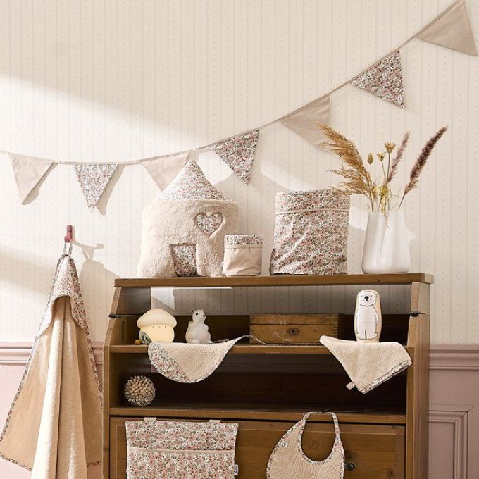 Guirlande fanions en coton BB&CO Afternoon Tea liberty
