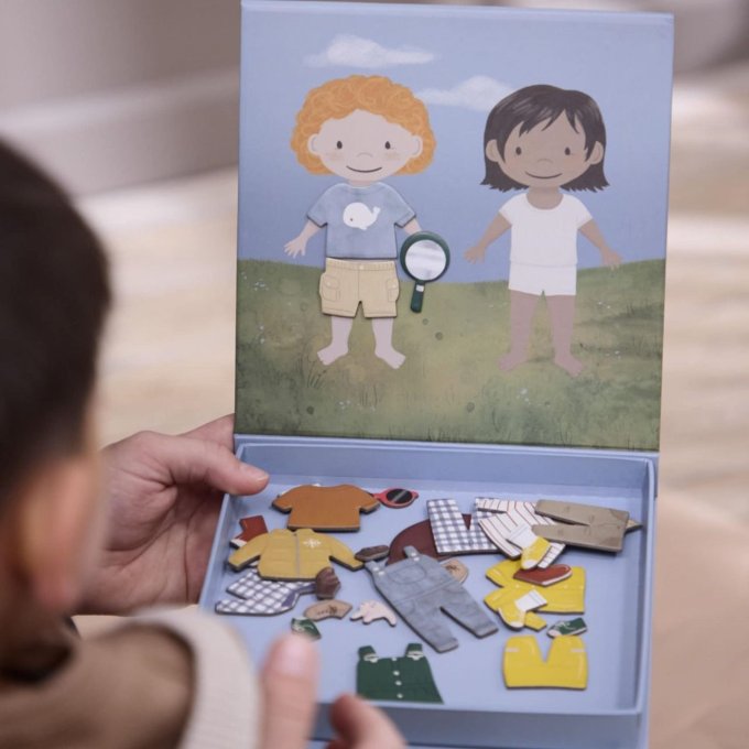 Jeu magnétique Dress-up Filibabba Silhouette à habiller - Copie