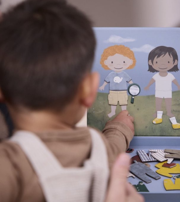 Jeu magnétique Dress-up Filibabba Silhouette à habiller - Copie