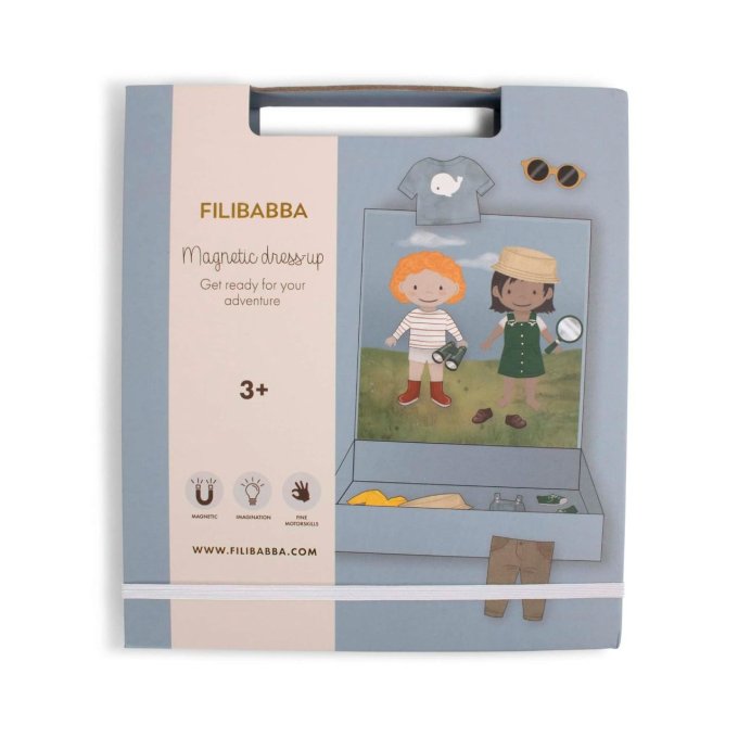 Jeu magnétique Dress-up Filibabba Silhouette à habiller - Copie