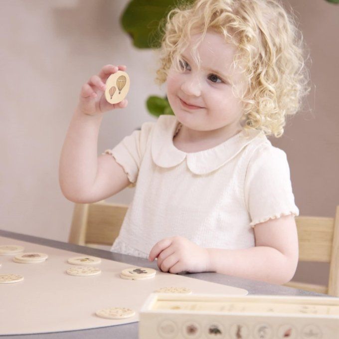 Jeu de mémory en bois Filibabba