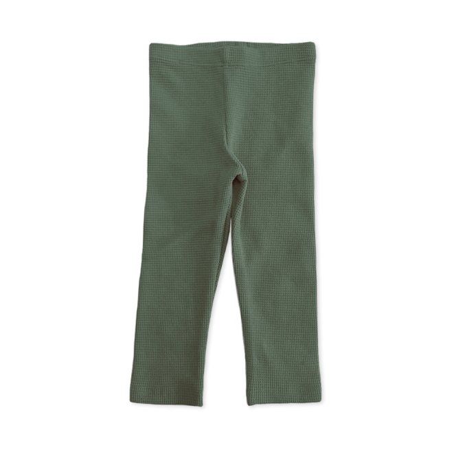 Legging enfant kaki Kapoune coton bio