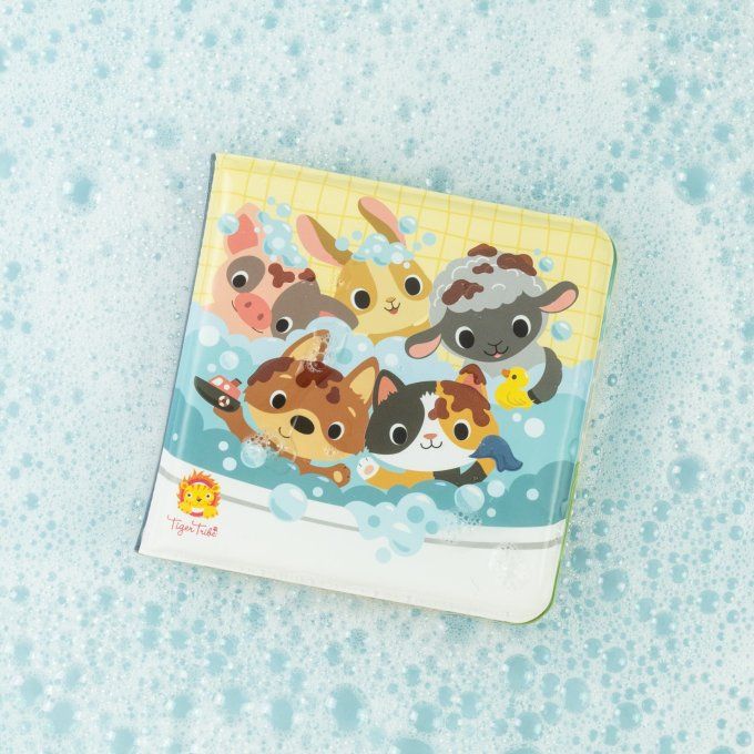 Livre de bain magique pour bébé Tiger Tribe ferme