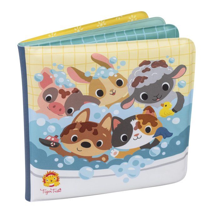 Livre de bain magique pour bébé Tiger Tribe ferme