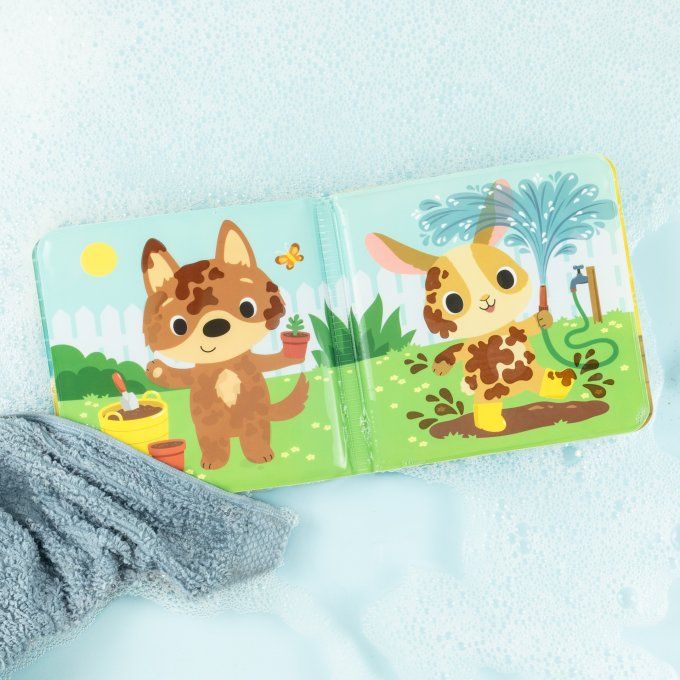 Livre de bain magique pour bébé Tiger Tribe ferme