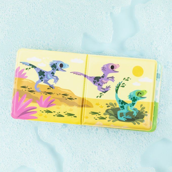 Livre de bain magique pour bébé Tiger Tribe dinosaures