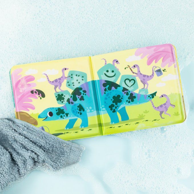 Livre de bain magique pour bébé Tiger Tribe dinosaures