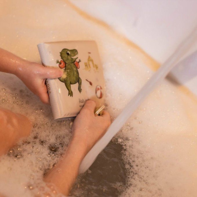 Livre magique jouet de bain bébé Filibabba Dino Beach