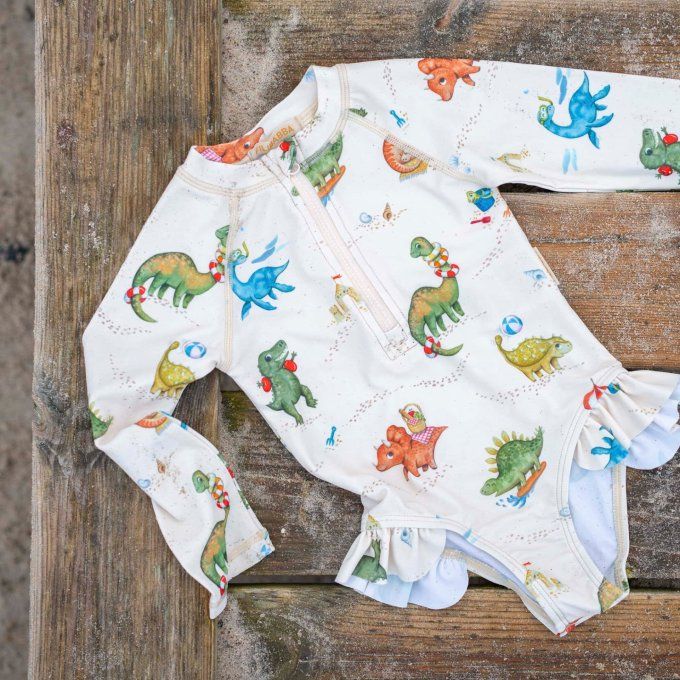 Maillot de bain fille 1pièce Vilje Filibabba Dino Beach