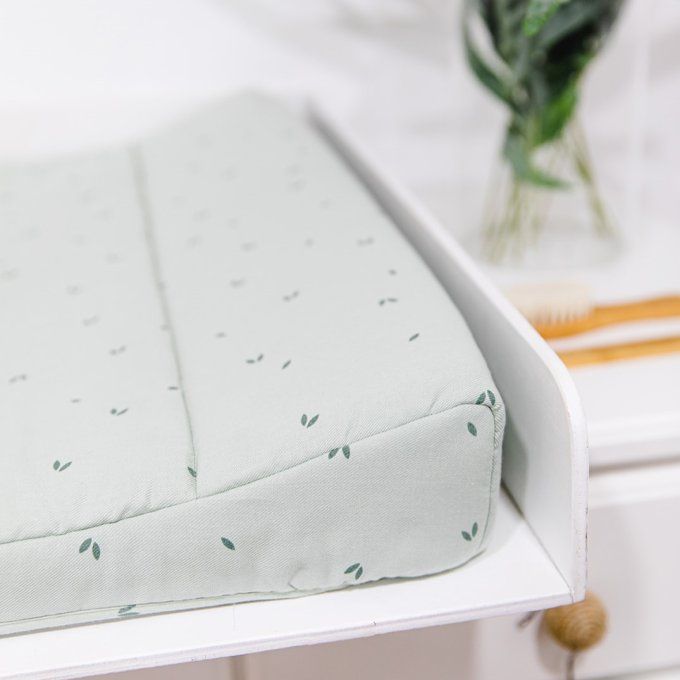 Matelas langer avec housse Gloop organic green