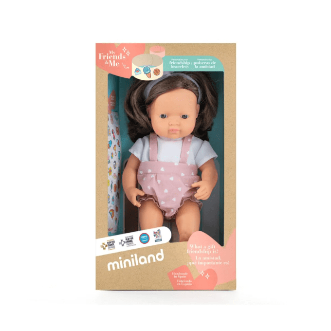 Poupée parfumée fille 38cm Miniland MyFriends&Me Agathe