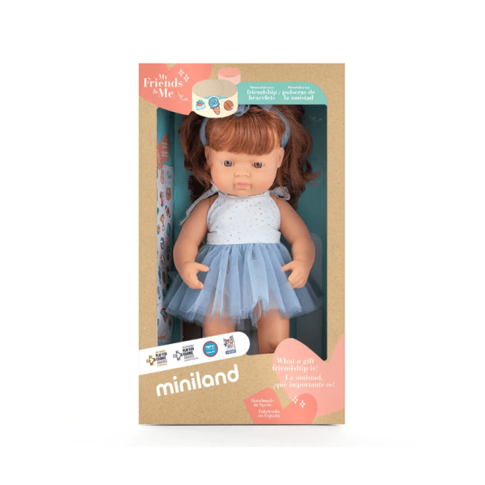 Poupée parfumée fille 38cm Miniland MyFriends&Me Ambre