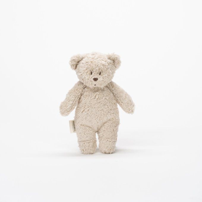 Mini Ours Sensoriel Moonie Sable Peluche Éveil Coton Bio